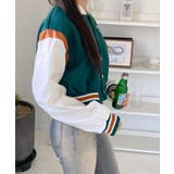 大きな刺しゅうロゴがポイントなクロップドジャケット レディース 長袖 | VIVID LADY | 詳細画像17