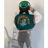 大きな刺しゅうロゴがポイントなクロップドジャケット レディース 長袖 | VIVID LADY | 詳細画像18