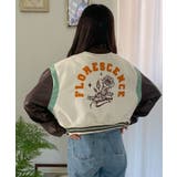 大きな刺しゅうロゴがポイントなクロップドジャケット レディース 長袖 | VIVID LADY | 詳細画像4