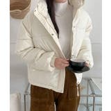 ダウンジャケット ハイネックダウン ショート丈ダウン | VIVID LADY | 詳細画像17