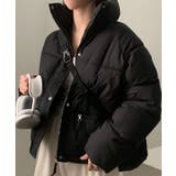 ダウンジャケット ハイネックダウン ショート丈ダウン[品番