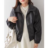 ジップアップ フェイクレザージャケット | VIVID LADY | 詳細画像1