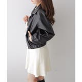 ジップアップ フェイクレザージャケット | VIVID LADY | 詳細画像11