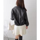 ジップアップ フェイクレザージャケット | VIVID LADY | 詳細画像14