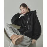 ジップアップフードブルゾン | VIVID LADY | 詳細画像13 