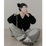 ボタン付きクロップド丈スウェットパーカー | VIVID LADY | 詳細画像5 