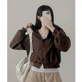ボタン付きクロップド丈スウェットパーカー | VIVID LADY | 詳細画像23 