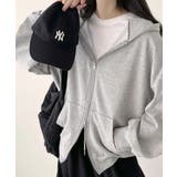 オーバーサイズダブルジップパーカー | VIVID LADY | 詳細画像14 