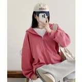 オーバーサイズダブルジップパーカー | VIVID LADY | 詳細画像9 