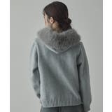 ファー付 ニットフードカーディガン | VIVID LADY | 詳細画像5 