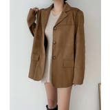 スエードタッチ ライトテーラードジャケット | VIVID LADY | 詳細画像3