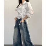 ダブルシャーリング スタンドネック ショート丈ブルゾン | VIVID LADY | 詳細画像10