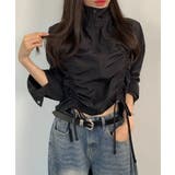 ダブルシャーリング スタンドネック ショート丈ブルゾン | VIVID LADY | 詳細画像13