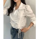 ダブルシャーリング スタンドネック ショート丈ブルゾン | VIVID LADY | 詳細画像2