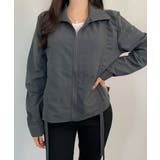 ダブルシャーリング スタンドネック ショート丈ブルゾン | VIVID LADY | 詳細画像25