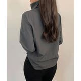 ダブルシャーリング スタンドネック ショート丈ブルゾン | VIVID LADY | 詳細画像28