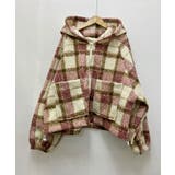 チェック柄 もこもこボア フーディーブルゾン | VIVID LADY | 詳細画像23