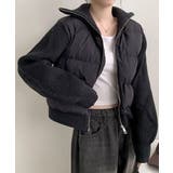 ニットスリーブ ドッキング ハイブリッド中綿ブルゾン | VIVID LADY | 詳細画像13