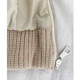 ニットスリーブ ドッキング ハイブリッド中綿ブルゾン | VIVID LADY | 詳細画像26