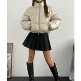 グロッシー ハイネック ショートダウンジャケット | VIVID LADY | 詳細画像5