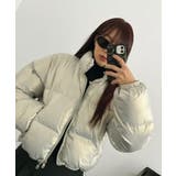 グロッシー ハイネック ショートダウンジャケット | VIVID LADY | 詳細画像8