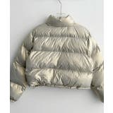 グロッシー ハイネック ショートダウンジャケット | VIVID LADY | 詳細画像18