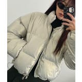 シルバー | グロッシー ハイネック ショートダウンジャケット | VIVID LADY