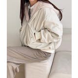 リバーシブル フード付きボリュームブルゾン ジャケット | VIVID LADY | 詳細画像19