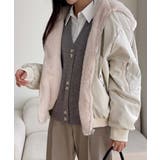 リバーシブル フード付きボリュームブルゾン ジャケット | VIVID LADY | 詳細画像25