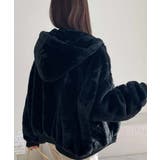 リバーシブル フード付きボリュームブルゾン ジャケット | VIVID LADY | 詳細画像28