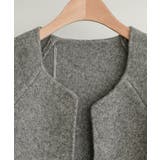 ノーカラー ウールタッチ ニットアウター | VIVID LADY | 詳細画像34 