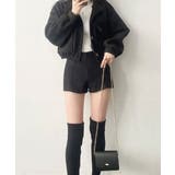 パフスリーブ ショート丈 スタンドネックブルゾン | VIVID LADY | 詳細画像29