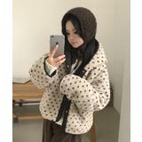 ドットボアフード付きアウター | VIVID LADY | 詳細画像12