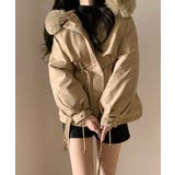 ファー付 ドロスト ダウンジャケット | VIVID LADY | 詳細画像11