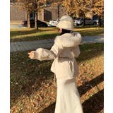 ファー付 ドロスト ダウンジャケット | VIVID LADY | 詳細画像18