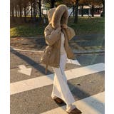 ファー付 ドロスト ダウンジャケット | VIVID LADY | 詳細画像29