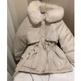 ファー付 ドロスト ダウンジャケット | VIVID LADY | 詳細画像32