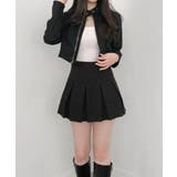 スエードタッチ クロップド丈 ライダース風ジャケット | VIVID LADY | 詳細画像27 