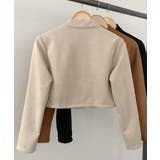 スエードタッチ クロップド丈 ライダース風ジャケット | VIVID LADY | 詳細画像37 