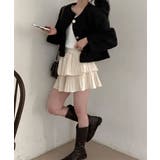 ゴールドボタン クロップドボアジャケット | VIVID LADY | 詳細画像23