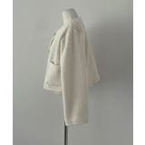 ゴールドボタン クロップドボアジャケット | VIVID LADY | 詳細画像28