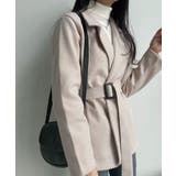 ウエストベルト付 ライトテーラードジャケット | VIVID LADY | 詳細画像9