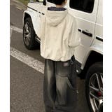 チェック切替ファー裏地 フーディーブルゾン | VIVID LADY | 詳細画像6