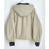 チェック切替ファー裏地 フーディーブルゾン | VIVID LADY | 詳細画像26