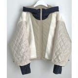 チェック切替ファー裏地 フーディーブルゾン | VIVID LADY | 詳細画像24