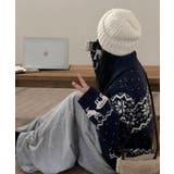 ノルディック柄トグルボタンニットカーディガン | VIVID LADY | 詳細画像7 