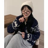 ノルディック柄トグルボタンニットカーディガン | VIVID LADY | 詳細画像8 