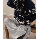 ノルディック柄トグルボタンニットカーディガン | VIVID LADY | 詳細画像11 