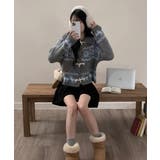 ノルディック柄トグルボタンニットカーディガン | VIVID LADY | 詳細画像13 