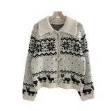 ノルディック柄トグルボタンニットカーディガン | VIVID LADY | 詳細画像18 